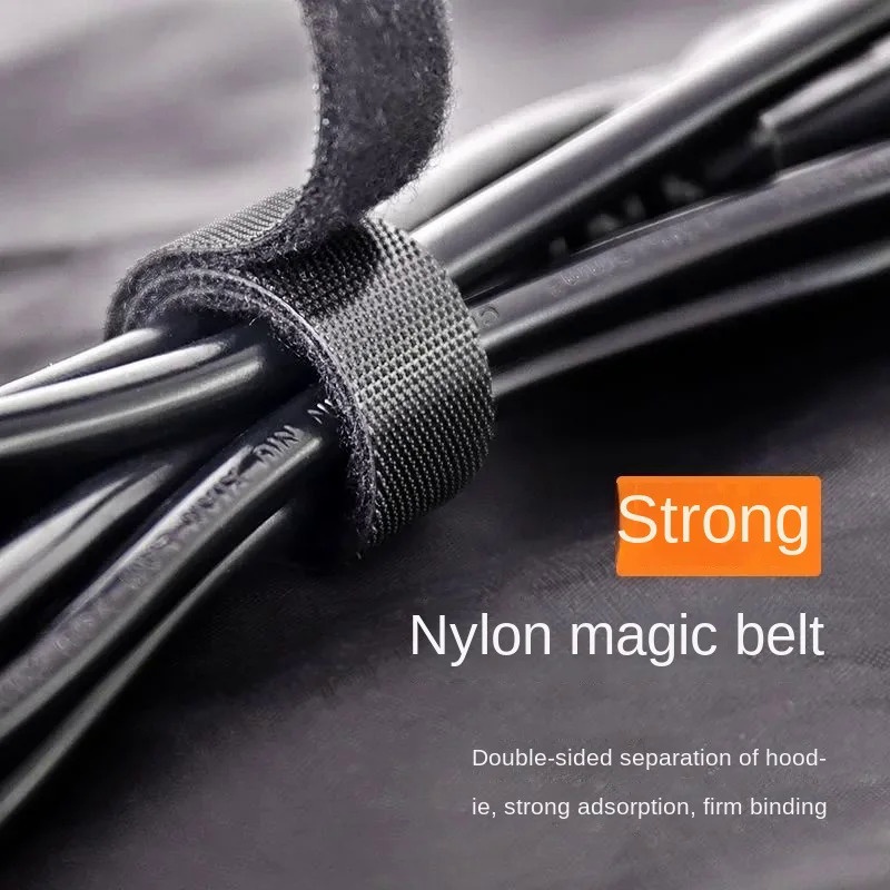 Velcro Cable Tie Computer Data Cable Storage Tidyup Handy Tool Cable Management Harness Desktop