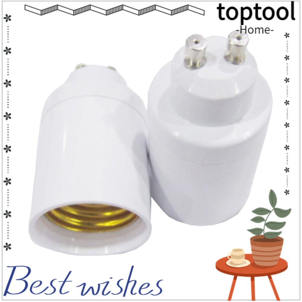 TOPTOOL Lamp Holder GU10 to E27 Adapter Converter LED Lighting Lamp