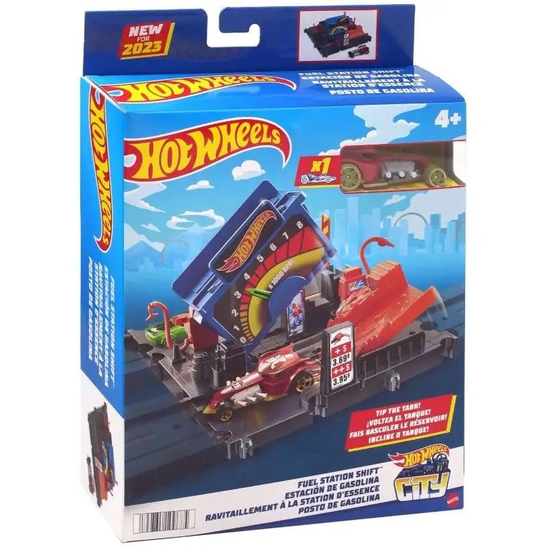 🔥In Stock🔥 | 💯% Authentic | Lowest Price Hot Wheels City Fuel Station ...