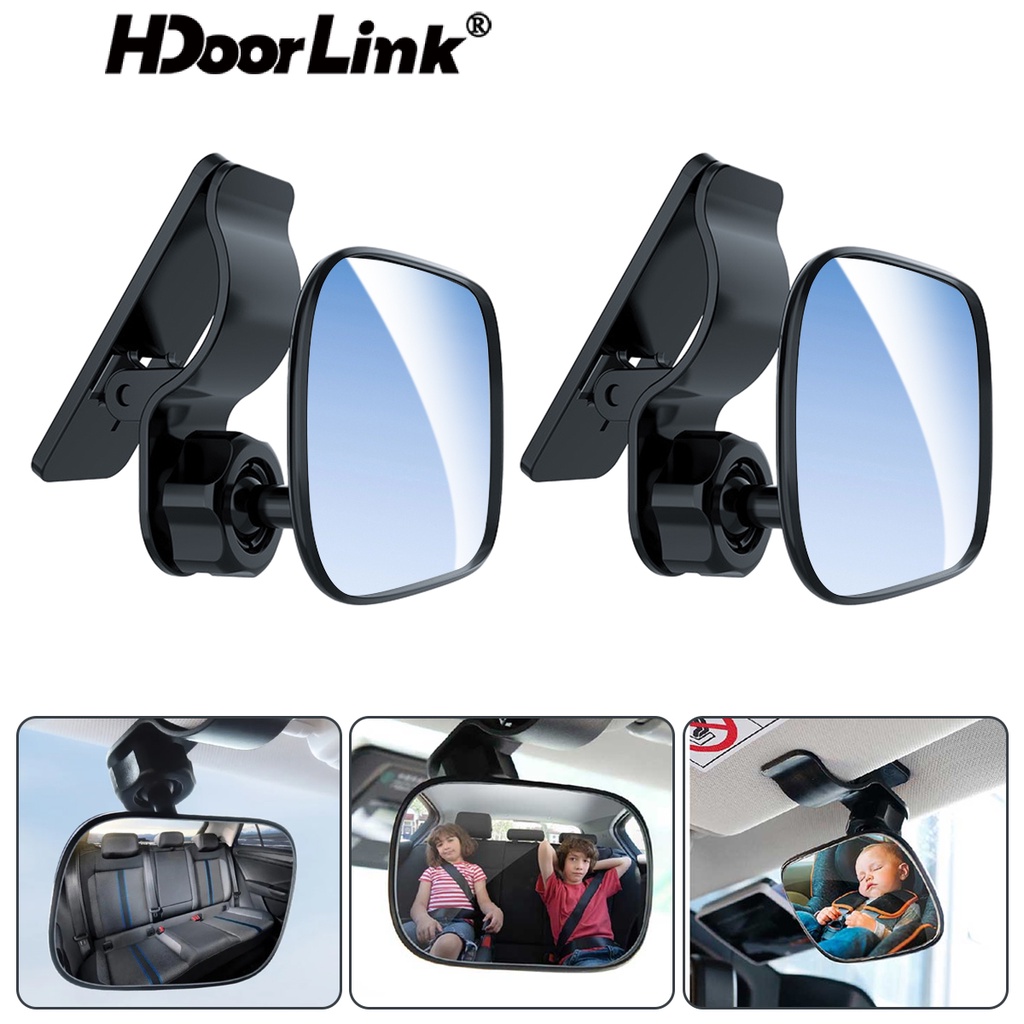 HdoorLink 360° Car Baby Mirrors Safety Car Mirror Facing Rear Infant ...