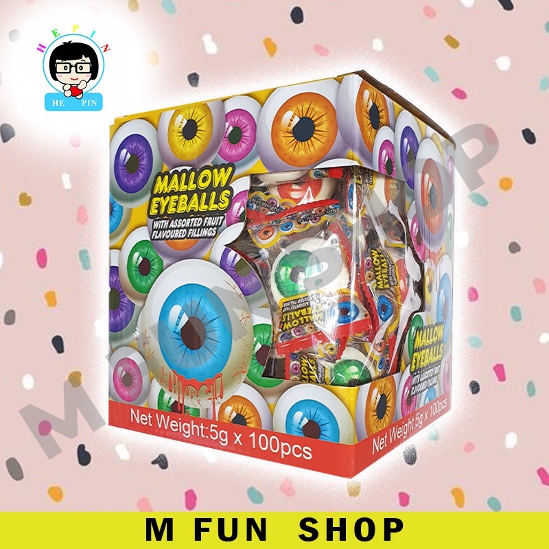 *Halal* Mallow Eyeballs With Assorted Fruit Flavoured Fillings Door ...