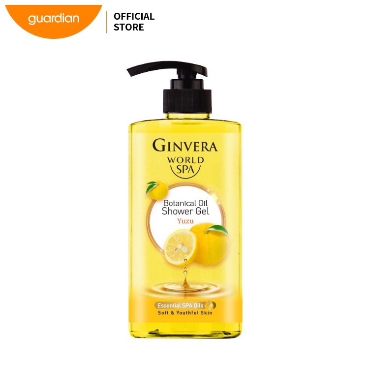 Ginvera World Spa Botanical Oil Shower Gel 600ml Yuzu Shopee Malaysia