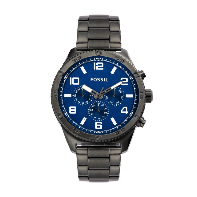 Fossil hot sale gunmetal watch