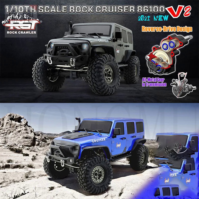 RGT Rock Cruiser EX86100 V2 2.4GHz 4WD RTR with Battery 1/10 RC