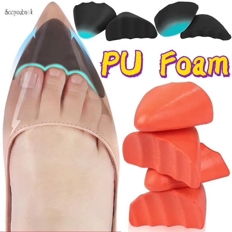 1Pair PU Foam Toe Plug Insert for Men Women Soft Anti-wear Toe Filled ...