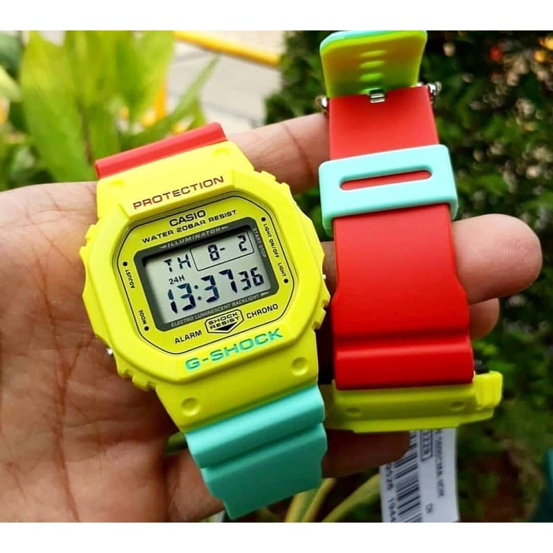 Dw5600 RAsta CMA9 G shock Petak Rasta Autolight Waterproof Premium Copy ...
