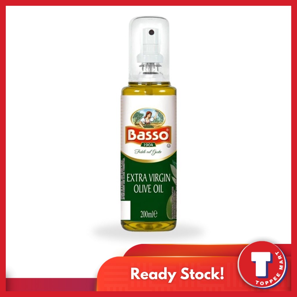 Basso Extra Virgin Olive Oil In Spray Bottle 200ml Shopee Malaysia