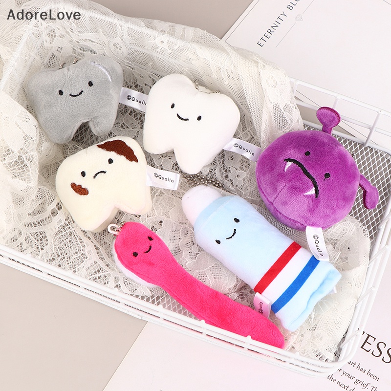 ADL Cute Fun Plush Doll Toy Cartoon Stuffed Tooth Toothpaste Toothbrush
