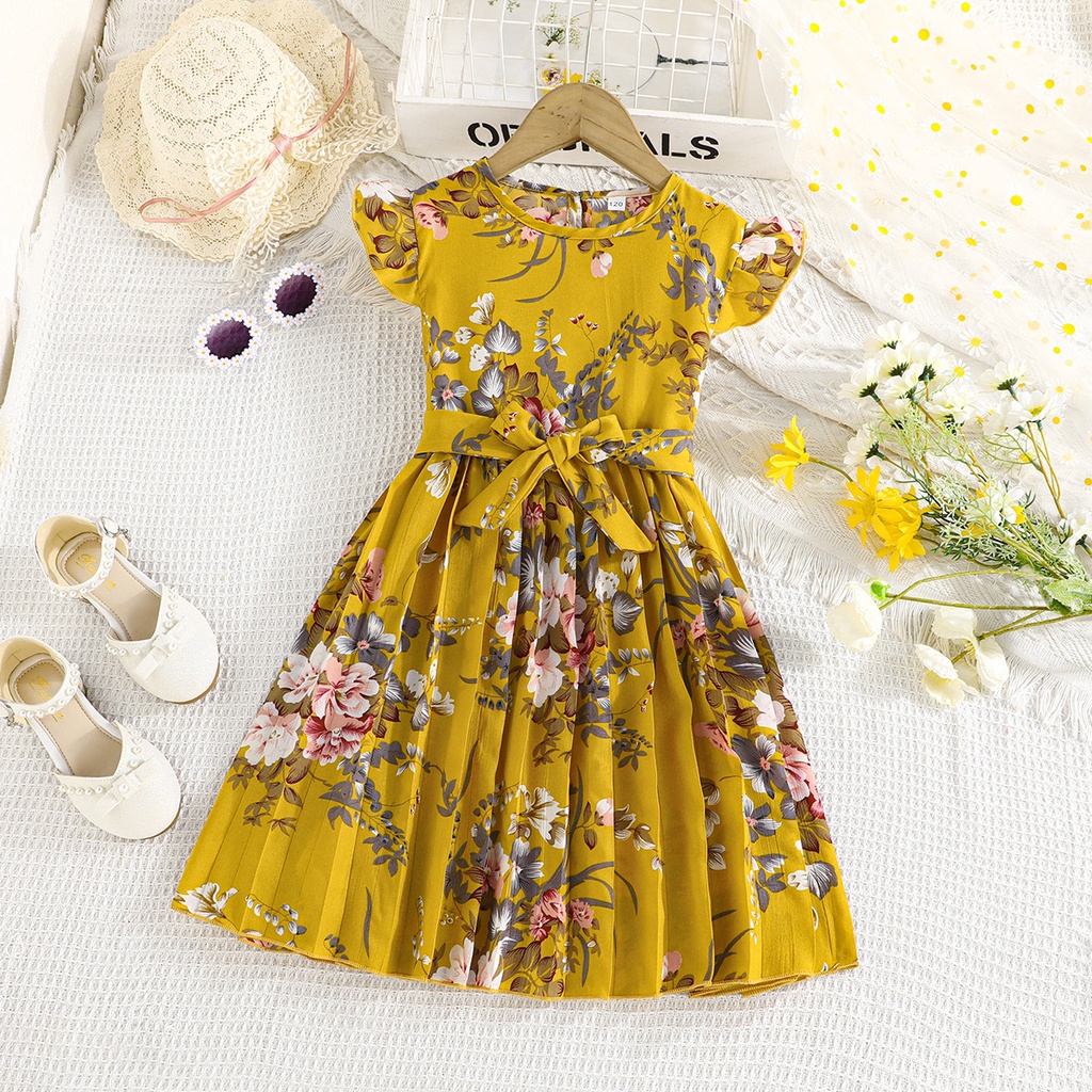 Dress Baby Girl 5-14 Tahun Birthday Baju Gaun Budak Perempuan Summer ...