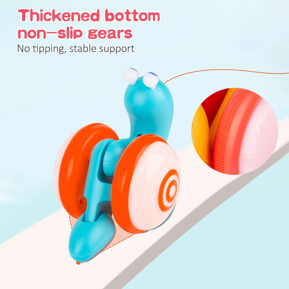 Aikoky Children Pull String Snail Toy Crawl Cartoon Snail Car Baby ...