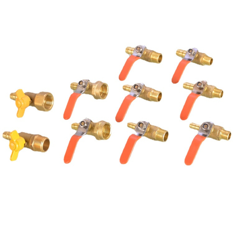 [HNK] Pagoda Ball Valve Brass Outer Wire Inner Thread Joint Turn Quick ...
