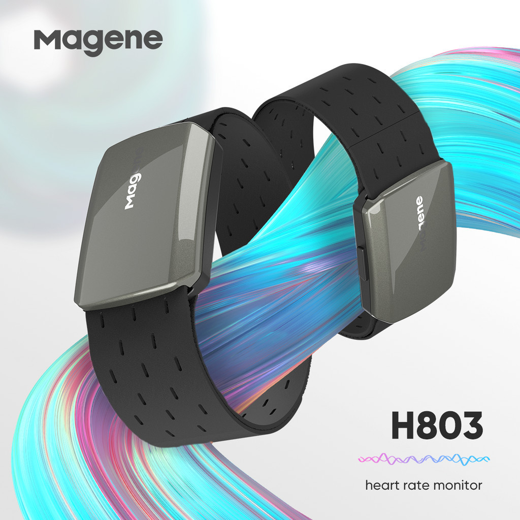 Magene Heart Rate Armband Monitor Dual Mode Bluetooth ANT H803 Sensor