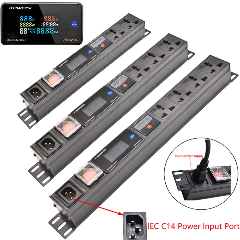 installation PDU power distribution unit wall mounted power