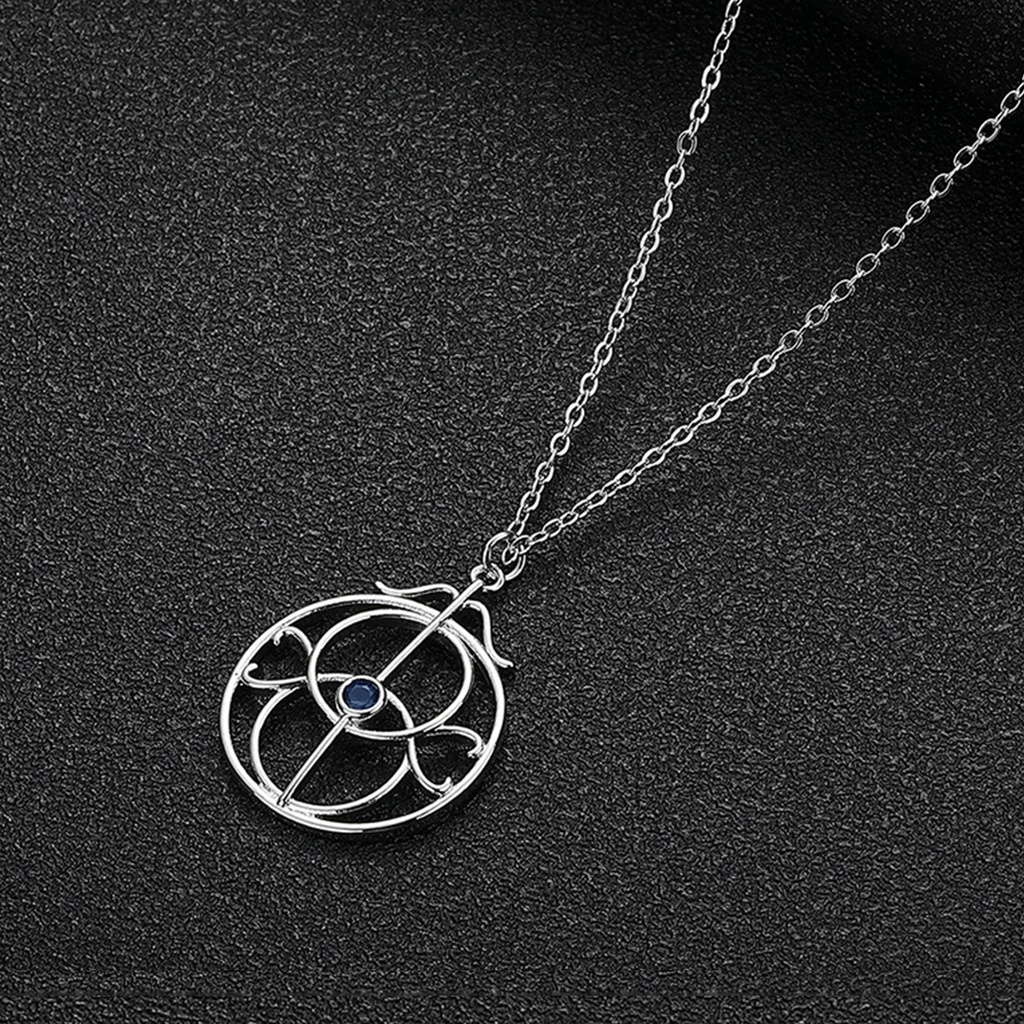 Eye Of Elena Pendant Necklace Stainless Steel Throne Of Glass Bookish