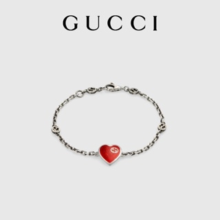 Gucci Heart bracelet with Interlocking G