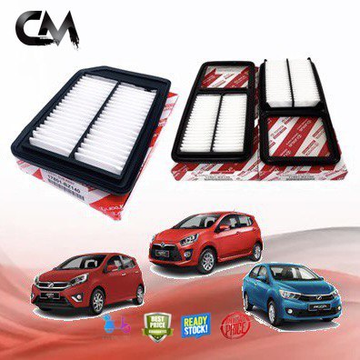 TOYOTA QUALITY AIR FILTER - PERODUA AXIA 204-2016 / PERODUA AXIA 2017 ...