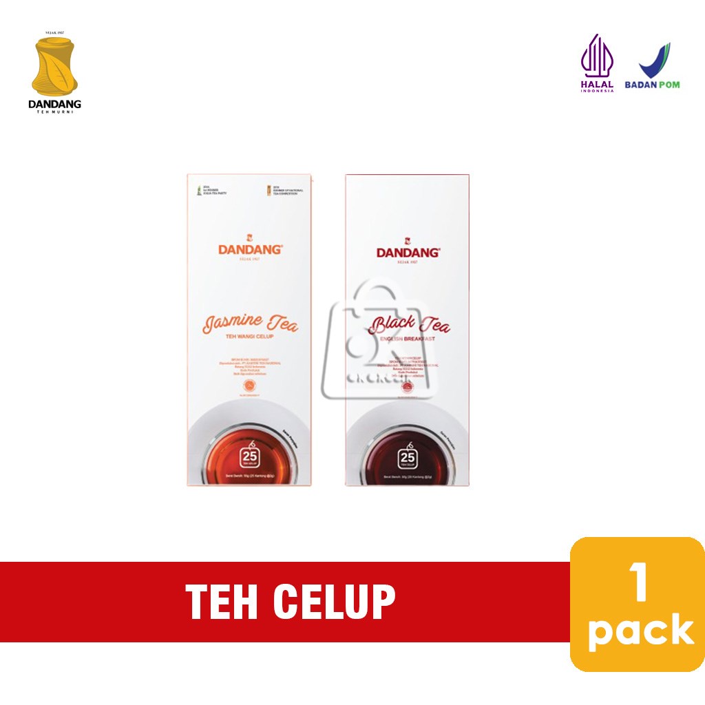 Jasmine Tea/Black Tea Bag Contains 25 Tea Bags (1 Pack) Shopee Malaysia