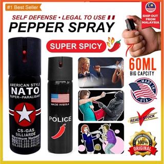 470ml Bear Pepper Spray Self Defense Police Army Tactical Equipment Home  Security 防狼器 防狼喷雾 防身武器 Semburan Penyembur Lada – White Eastern