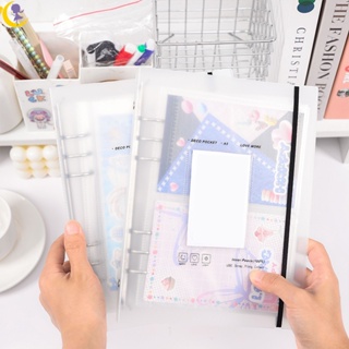 A5 Photocard Binder Diy Photocard Collect Book Idol Polaroid Album  Scrapbook Kpop Photo Album Journal Notebook Card Binder