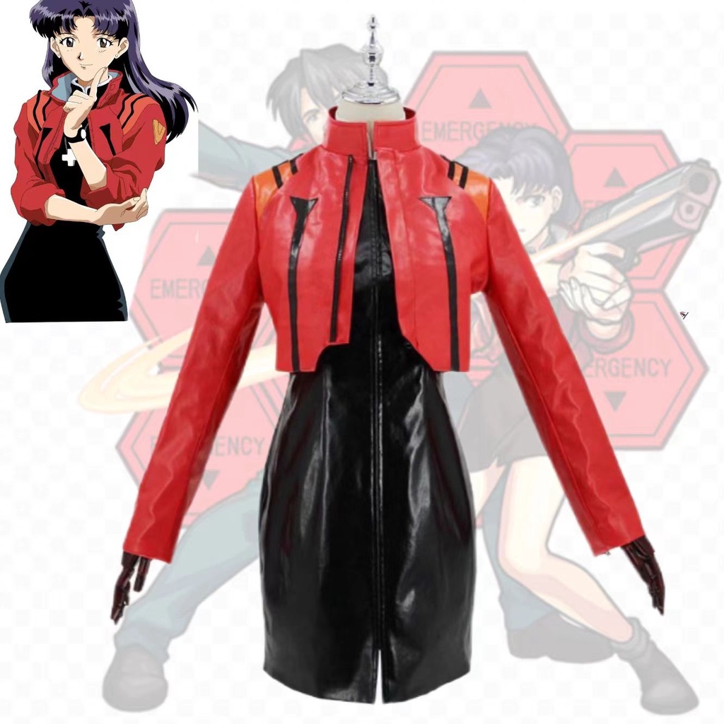 Neon GENESIS EVANGELION/EVA Katsuragi Misato cosplay costumes ...