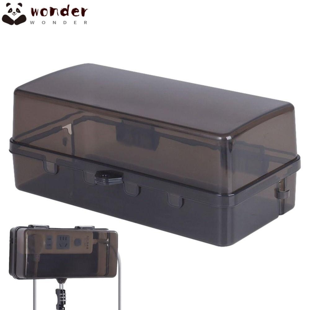 WONDER Plug Box, Weatherproof Plastic Extension Lead Cover, Durable