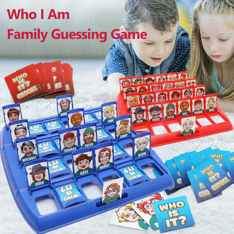 WHO IS IT Board Game Funny Family Guessing Classic Table Game Who I Am Interactive Party Card Game Children Toy Gift Shopee Malaysia