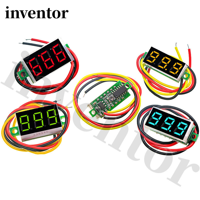 0.28 / 0.36 Inch DC LED Digital Voltmeter 0-100V Voltage Meter Auto Car ...