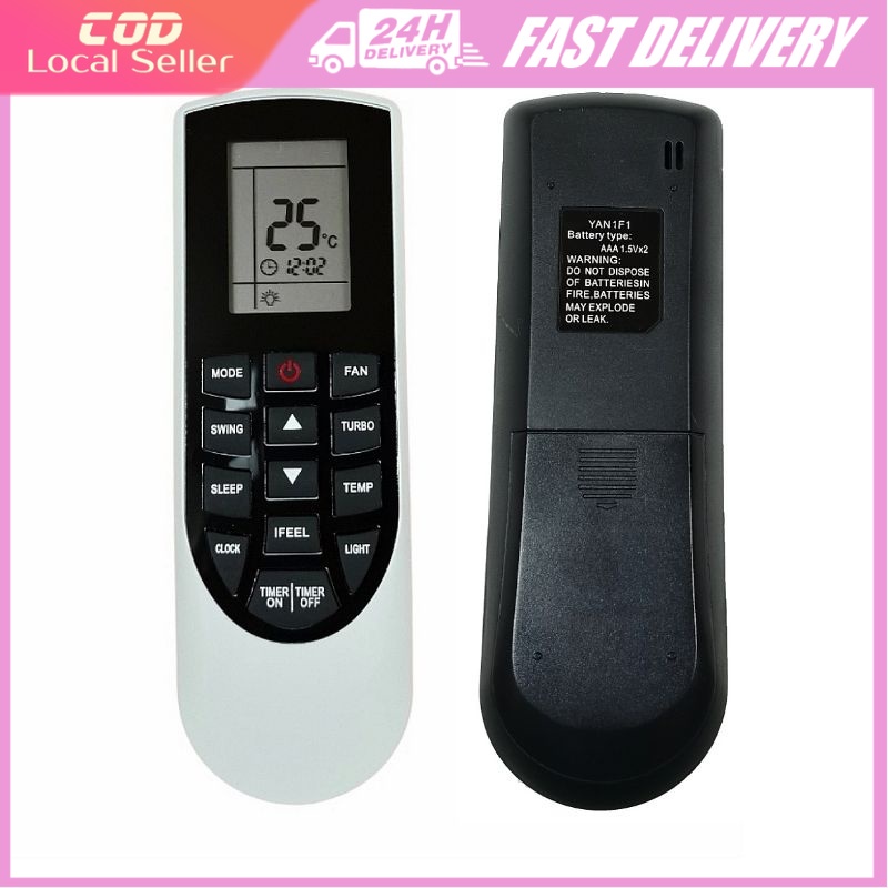 GREE Air Cond Aircond Air Conditioner Remote Control YAN1F1 Shopee