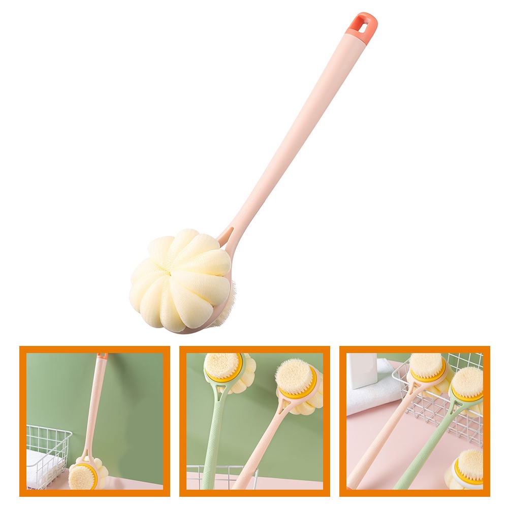 Kid Shower Brush Back Bath Brushes Long Handle Exfoliating Washcloth