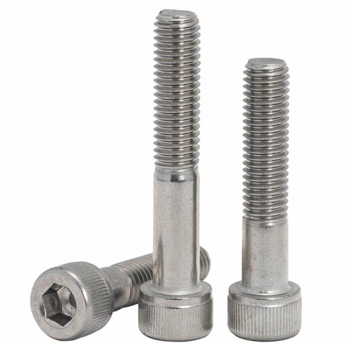 M10 X 1.0 Fine Thread Stainless Steel Hex Head Bolts – DIN 933, A2-70, Choice Of Length 16-100mm