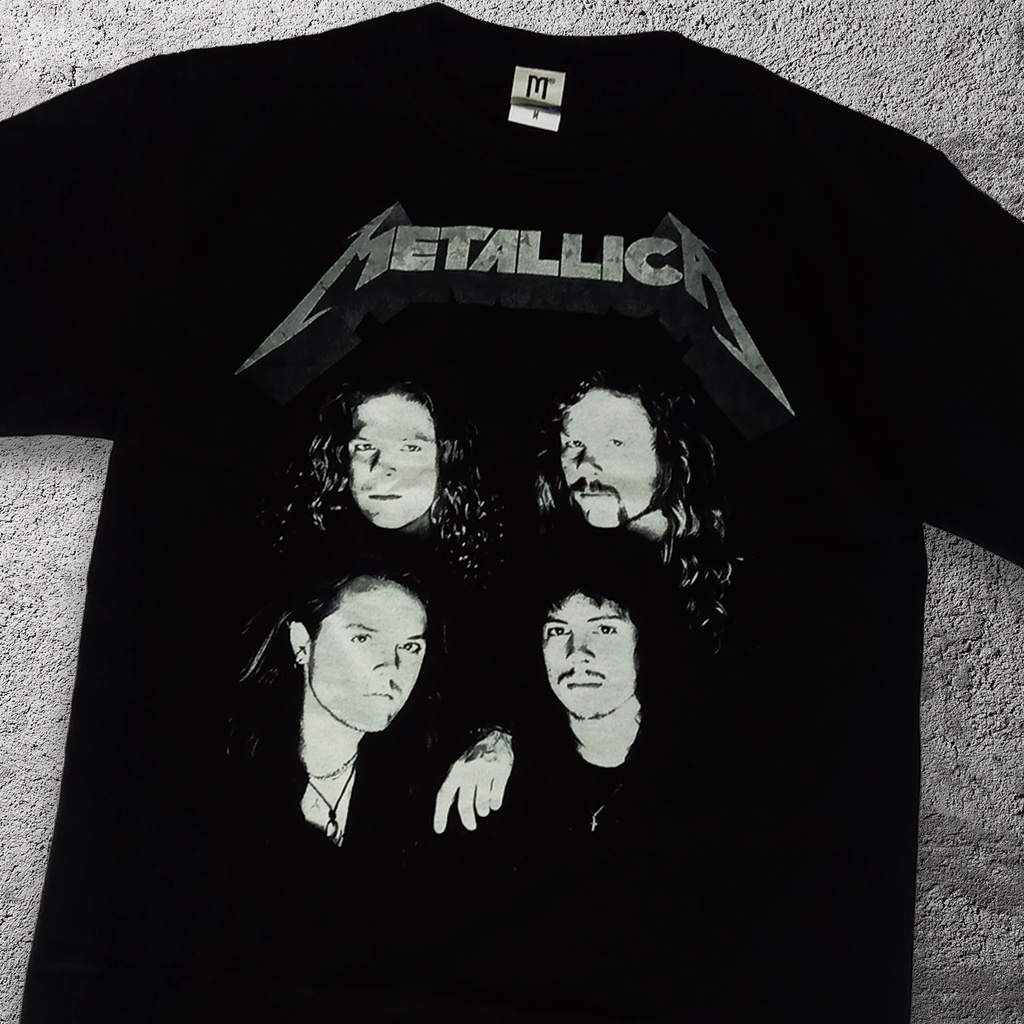 Metallica T-Shirt - BLACK ALBUM | Shopee Malaysia