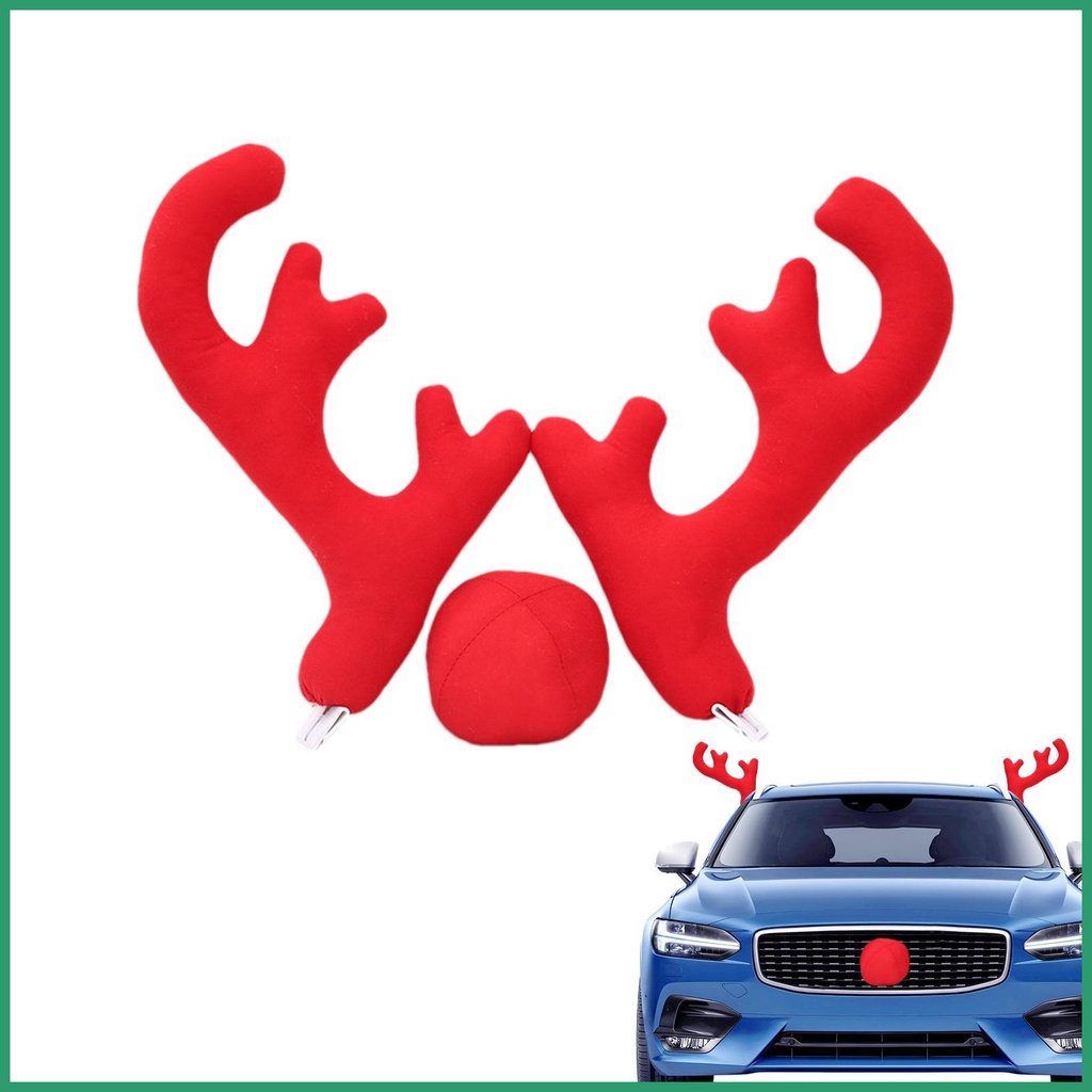 Christmas Antler Car Decorations Car Decorations for Christmas Reindeer