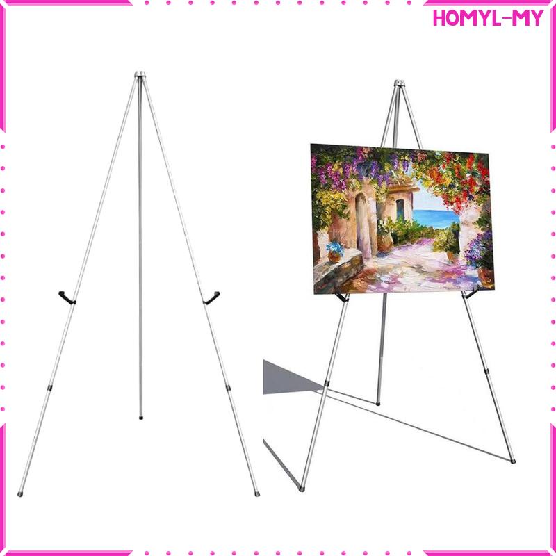 [HomylMY] Tripod Display Easel Stand, Floor Easel, Painting Art Easel, Folding Easel