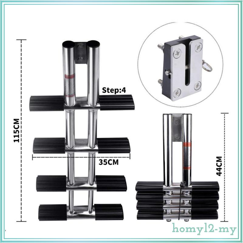[HOMYLcfMY] Telescoping Pontoon Boat Ladder, Extension Ladder