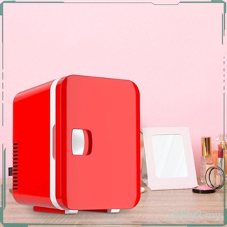 Living Enrichment Portable Mini Fridge 4 Liter 6 Can Skincare Fridge, AC  120V DC 12V Small Refrigerator Cooler and Warmer for Skincare, Foods