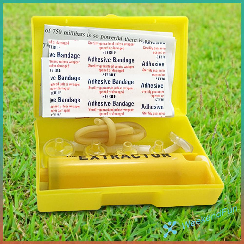 WE★ Outdoor Venom Extractor Wild Venomous Bee Mosquito Bee Bite Vacuum