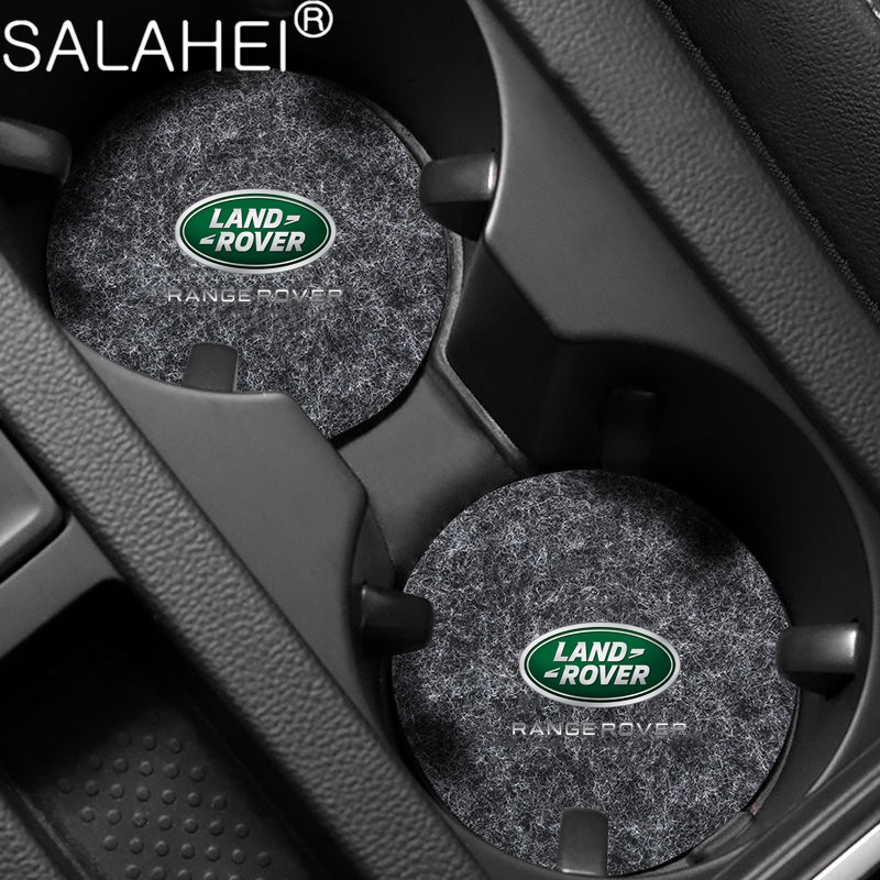 1/2PCS Car Interior Coaster Water Cup Pads Leather Non-Slip Mats For ...