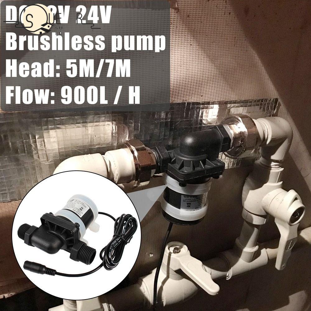 SUEREN Solar Motor Water Pump, Brushless 4 Point Thread Circulating