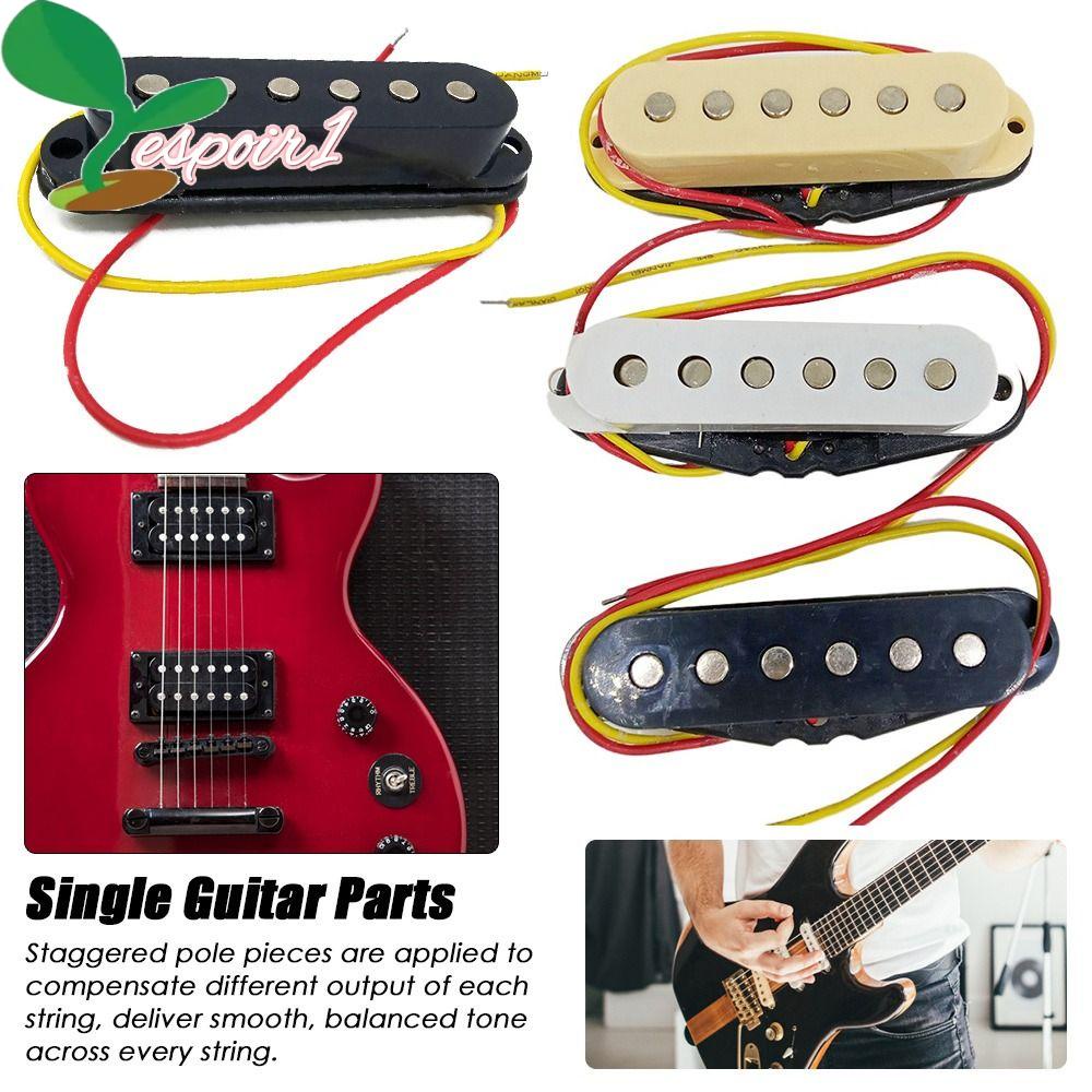 ESPOIR V Guitar Pickup Accessories for ST Beige StaggeredPole Neck