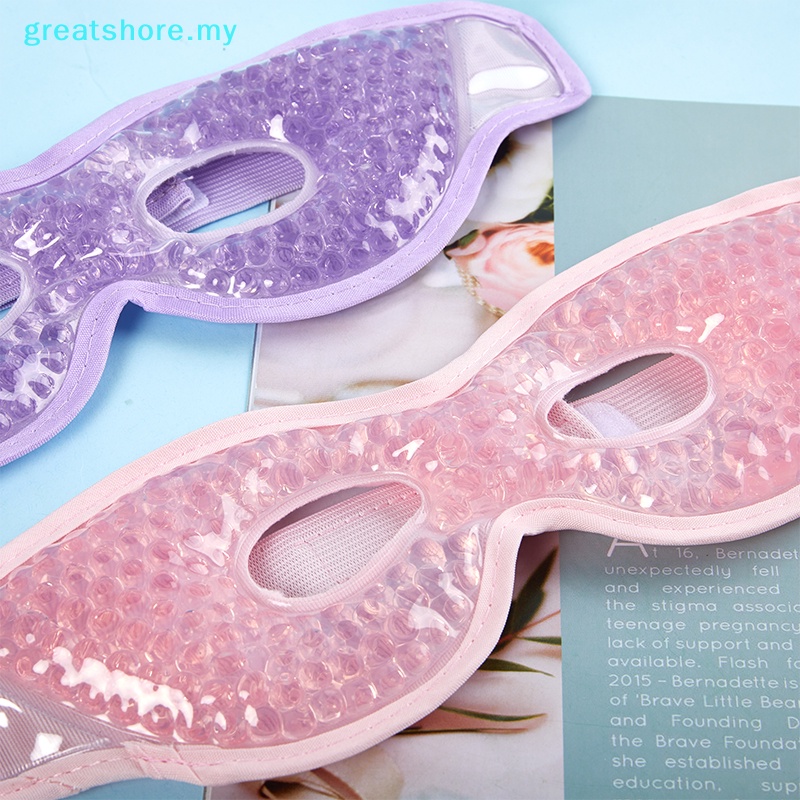 greatshore Eye Mask Gel Cooling Eye Sleep Mask Ice Cold Compress Puffy