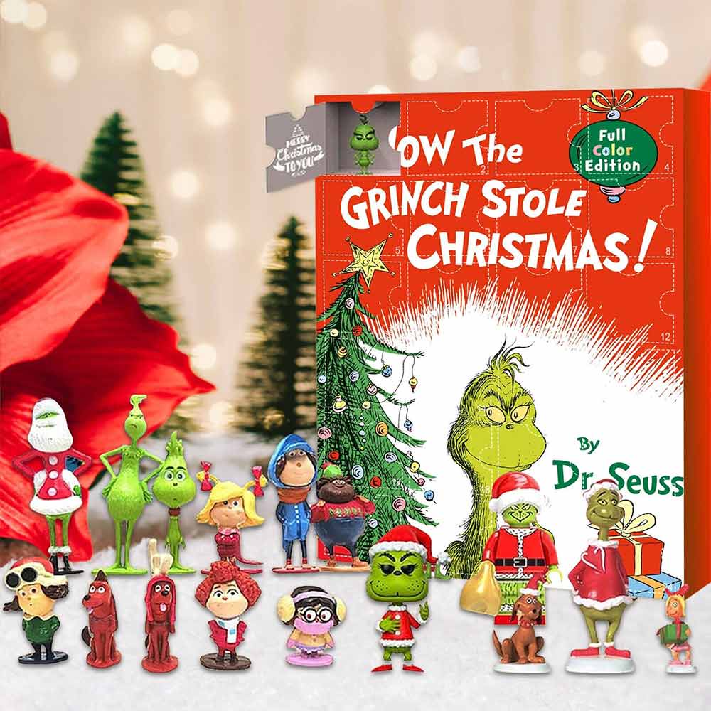 Grinch Christmas Advent Calendar Doll Advent Calendar Xmas Countdown