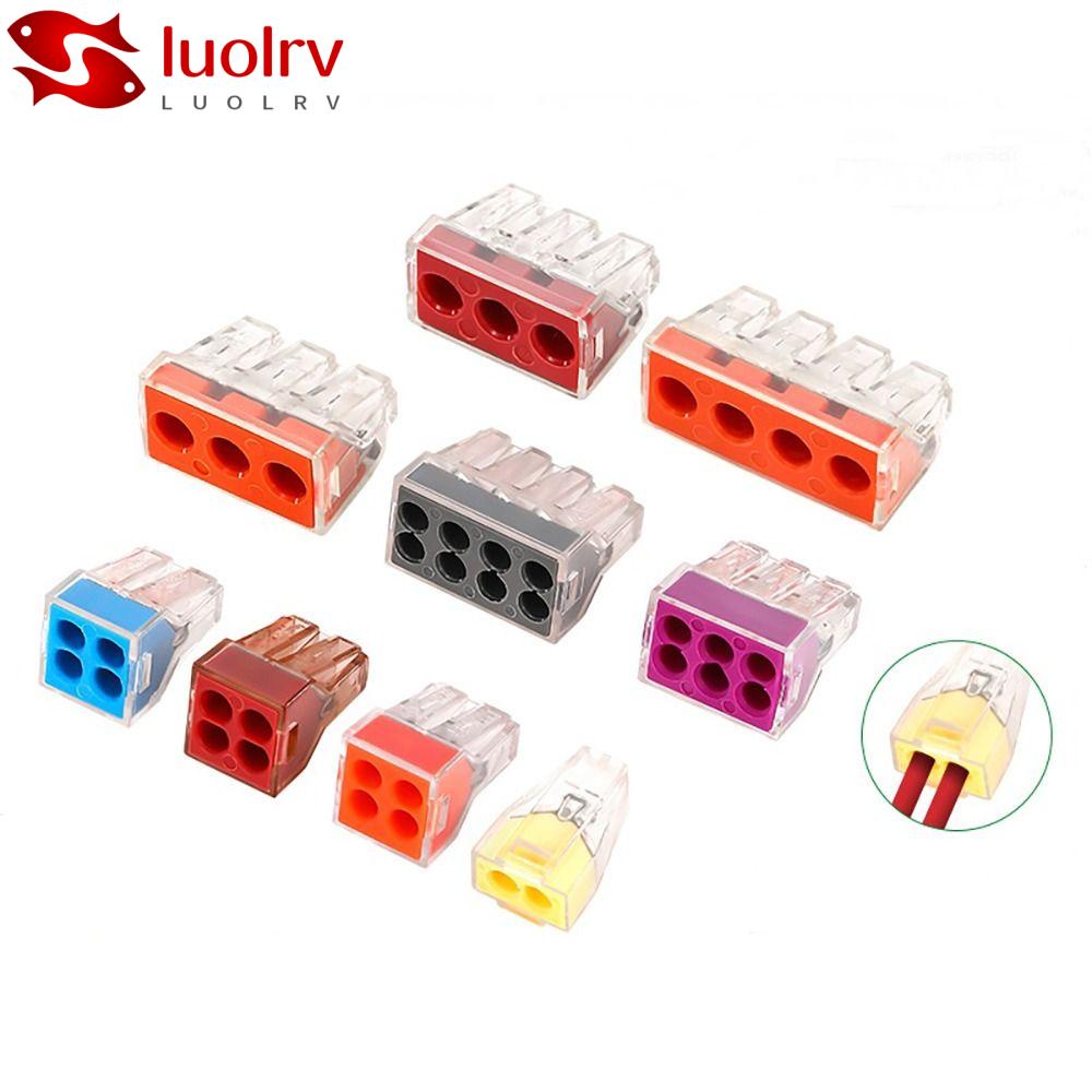 LUOLRV Quick Terminal Block, Fast Wiring Cable Mini Wire Connectors