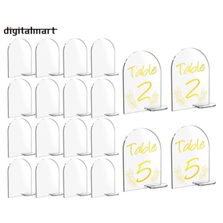  EXCEART 6pcs Conference Board Acrylic Invitations Blanks  Acrylic Blanks Acrylic Table Signs Blank Acrylic Signs Large Acrylic Sign  Name Place Cards Wedding Place Cards Triangle Sign : Office Products