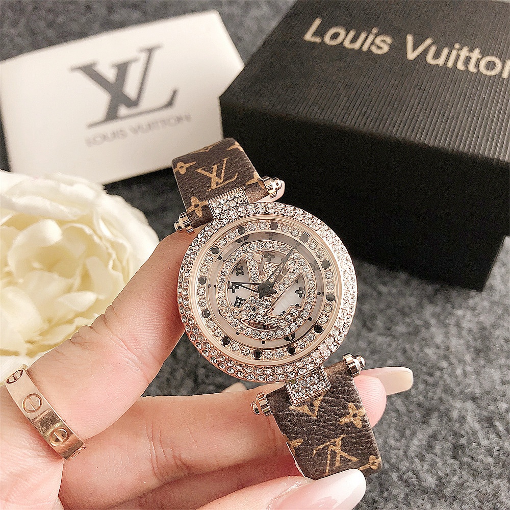 Louis vuitton hot sale diamond watch