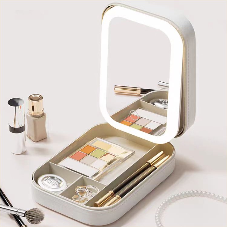 Warmtree Vintage Makeup Mirror Metal Vanity Mirror Folding Hand