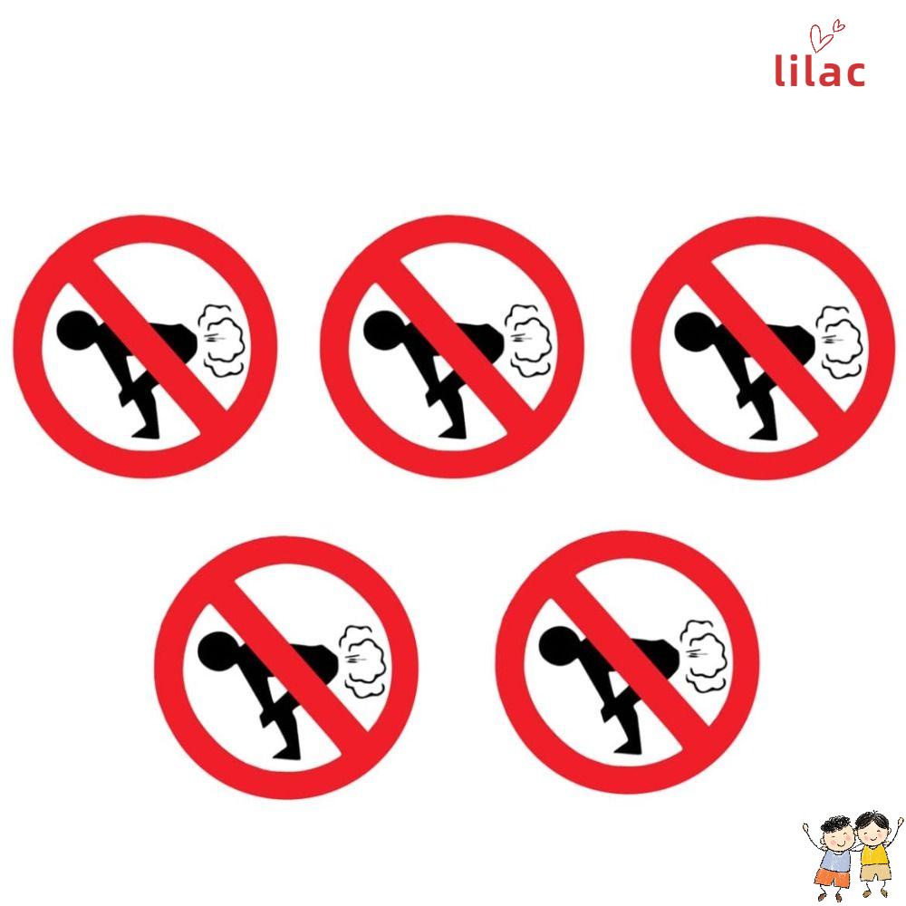 LAC Fun and Civilized Car Stickers, No Farting Stickers Car Window ...