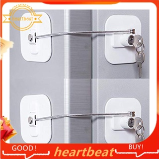 New Refrigerator Lock, Mini Fridge Lock With Key For Adults, Lock For A  Fridge, Cabinet Door(White 2Pack) - AliExpress