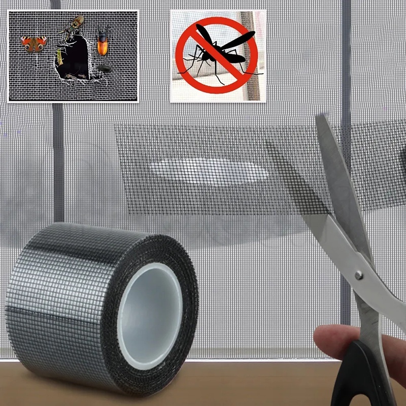1 Roll Home Anti-mosquito Window Screen Repair Patch / Waterproof Self ...