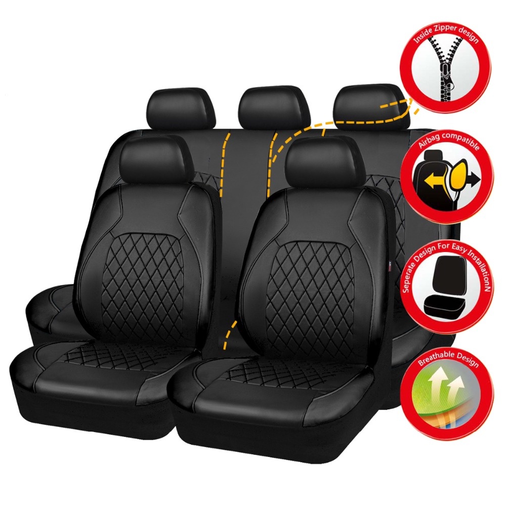 Suzuki Swift Alto Jimny Vitara SCross PU Leather Car Seat Cover Front