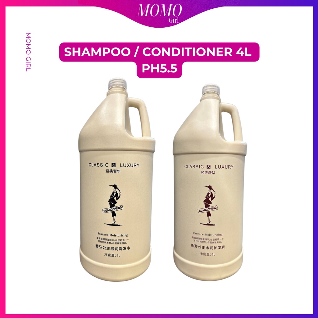 Gallon Shampoo / Conditioner 4L PH 5.5 Professional Salon Spa Treatment